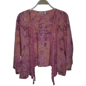 Wild Thing Wild Woman Cropped Drape Front Kimono
